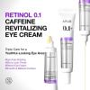 imageANUA Retinol 01 Caffeine Revitalizing Eye Cream Under Eye Cream For Hydration Glow Up Eye Contour Niacinamide Retinol For Face Night Cream For Eye Care Korean Skin Care 30g105oz