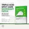 imageAnua Triple Acid Spot Care Microdart Patch Deep Early Stage Spot 200 Microdarts with AHA  BHA  PHA Centella Hydrocolloid Patch for Overnight NonComedogenic Korean Skin Care 12ea