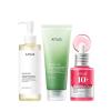 imageAnua 3Step Glass Skin Beginner Set Double Cleansing with Facial Serum Oil Cleanser ampamp Face Wash with Heartleaf Daily Routine with Niacinamide Korean Skincare Set