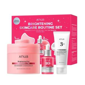 imageANUA BRIGHTENING Niacinamide Skincare Routine Set Amazon Exclusive Set Niacinamide Serum ampamp Toner Pad ampamp Face Moisturizer Skin clarity Moisture barrier for Daily care Korean Skincare Set