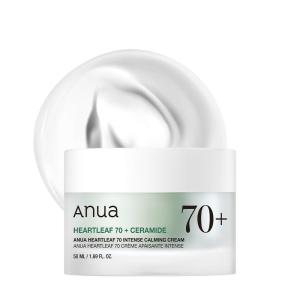 imageANUA Heartleaf 70 Intense Calming Cream with Ceramide Panthenol Heartleaf extract Korean Skin care  50ml 169Fl Oz