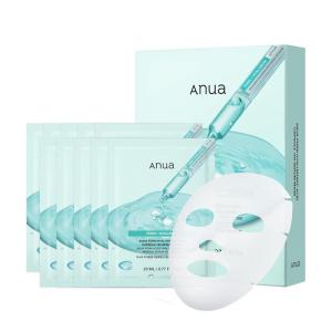 imageANUA PDRN Hyaluronic Acid Capsule 100 Serum Mask everyday glow korean sheet mask with Salmon PDRN Hyaluronic acid Collagen Self home care facial mask for glass skin Korean skin care 10EA