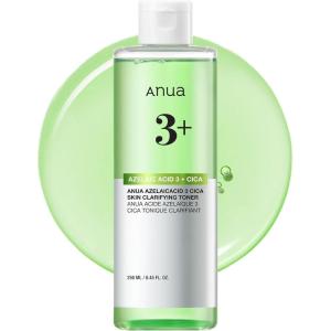 imageAnua Azelaic Acid 3 CICA Skin Claryfing Toner Soothing ampamp Clear Care with Salicylic Acid ampamp Azelaic Acid Sebum ampamp Spot Care Suitable for Sensitive Skin Korean Skin Care 250ml  845 floz