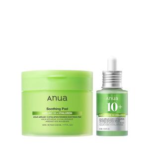 imageAnua Azelaic Acid Redness Soothing Prep ampamp Boost Duo Soothing ampamp Calming Synergy Spot care with Mini Sheet mask for Day ampamp Night Routine Korean skincare set