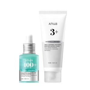 imageAnua Hydration ampamp Barrier Support Duo Salmon DNA serum with Ceramide barrier moisturizer Glass skin for longlasting hydration Korean Skincare Set
