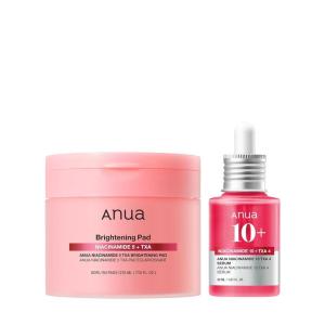 imageAnua Niacinamide Dark Spot Prep ampamp Boost Duo Mini Sheet Face for Skin Clarity Tranexamic acidHyaluronic Acid for glass skin Glow radiance synergy Day ampamp Night Routine Korean skincare set