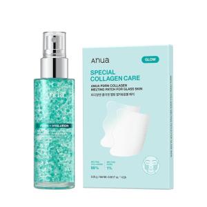 imageAnua PDRN Collagen Glow Duo PDRN Salmon DNA Serum Spray amp Collagen Patch Facial Fine Line Face Mist amp Melting Patch Korean Skincare Set