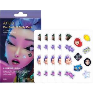 imageAnua UltraThin Spot Cover Patch Invisible Hydrocolloid Acne Patch for Face Cute Pimple Patches Centella Care for Sensitive Skin KPop Demon Hunters Korean Skincare 55ea