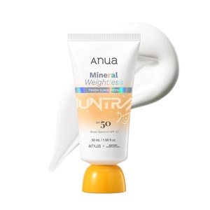 image:imageAnua Mineral Weightless Finish Sunscreen SPF 50 Broad Spectrum ZincBased for Sensitive Skin Lightweight Hydrating Lotion Texture Under Makeup KPop Demon Hunters Korean Skincare 169 fl ozK POP DEMON HUNTERS